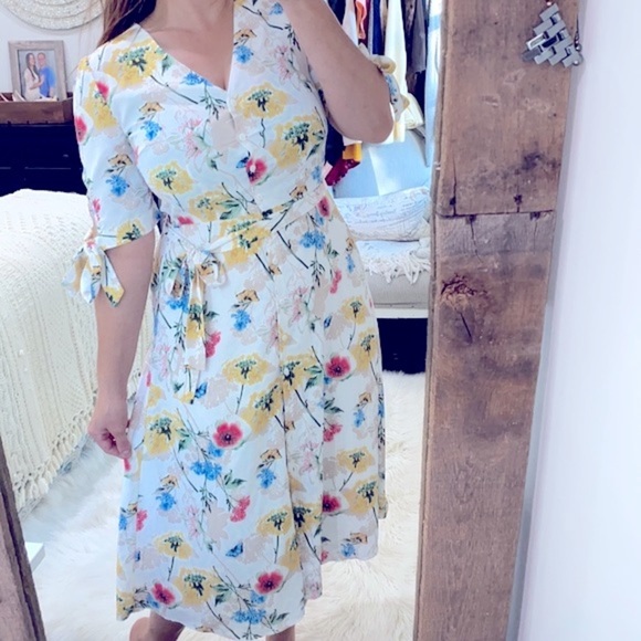 Gibson Latimer floral maxi dress size small - Picture 2 of 9